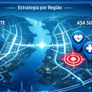 Saiba como posicionar consultório médico em regiões específicas de Brasília, quais estratégias digitais funcionam para cada região administrativa e como aparecer nas buscas locais de bairro antes da concorrência.