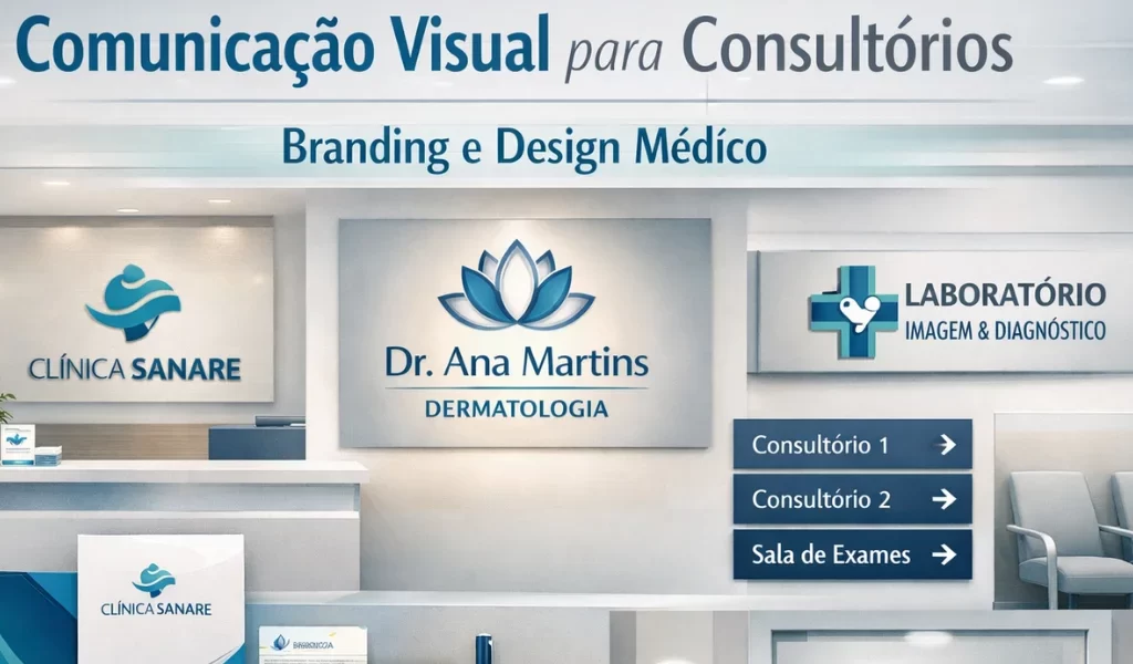 A comunicação visual para consultórios médicos não é sobre estética: é sobre credibilidade