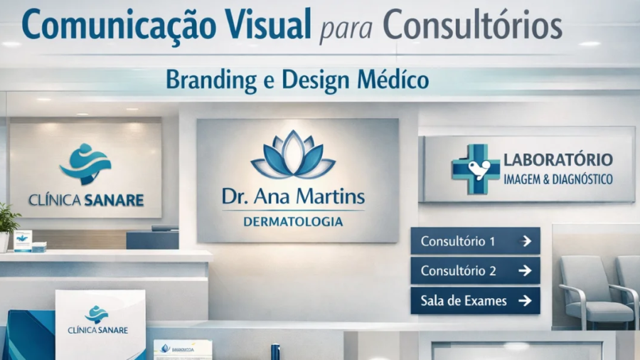 A comunicação visual para consultórios médicos não é sobre estética: é sobre credibilidade
