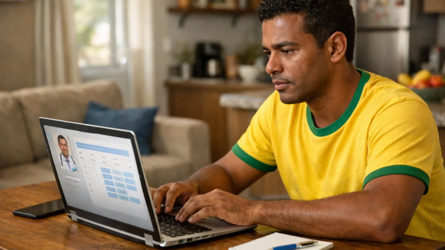 Jornada do Paciente Online Do Sintoma ao Agendamento