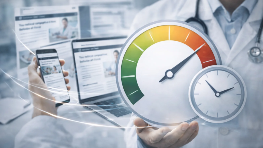 Velocidade de Site para Clínicas Médicas: O Que Isso Tem a Ver com SEO