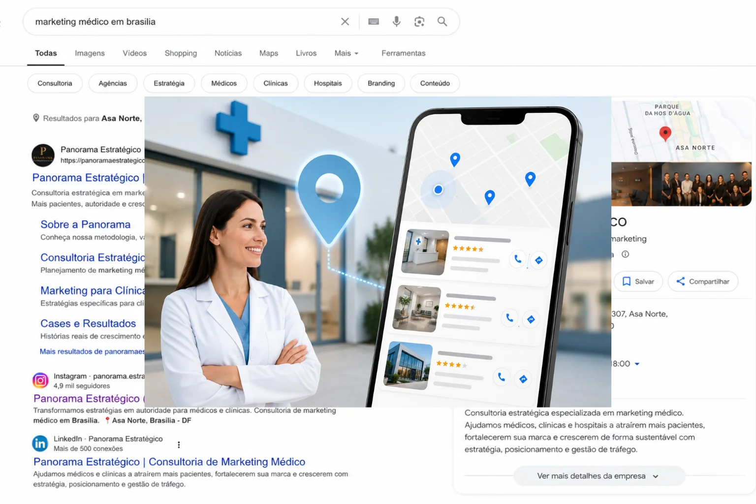 Como Aparecer no Local Pack do Google para Clínicas Médicas