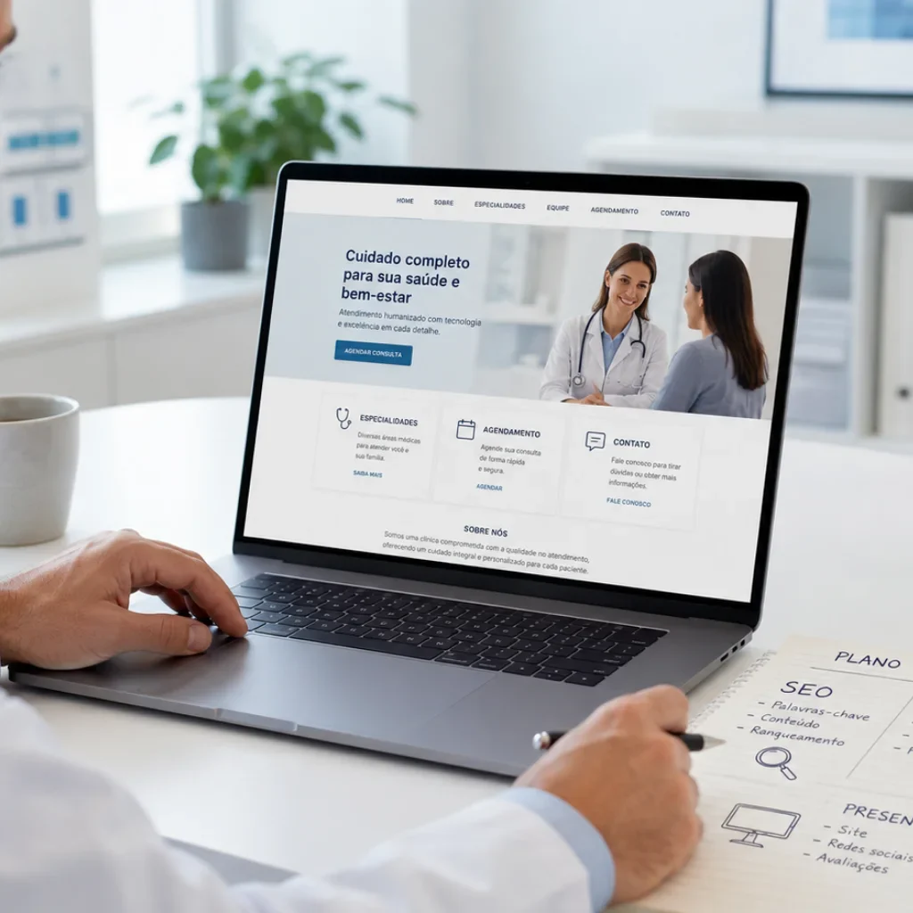 Quanto custa um site para clínica médica? Entenda o investimento