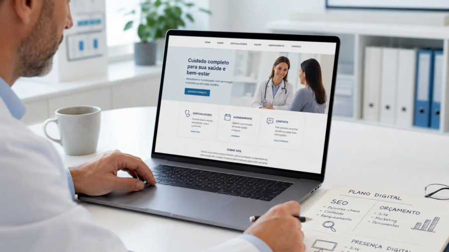 Quanto custa um site para clínica médica? Entenda o investimento